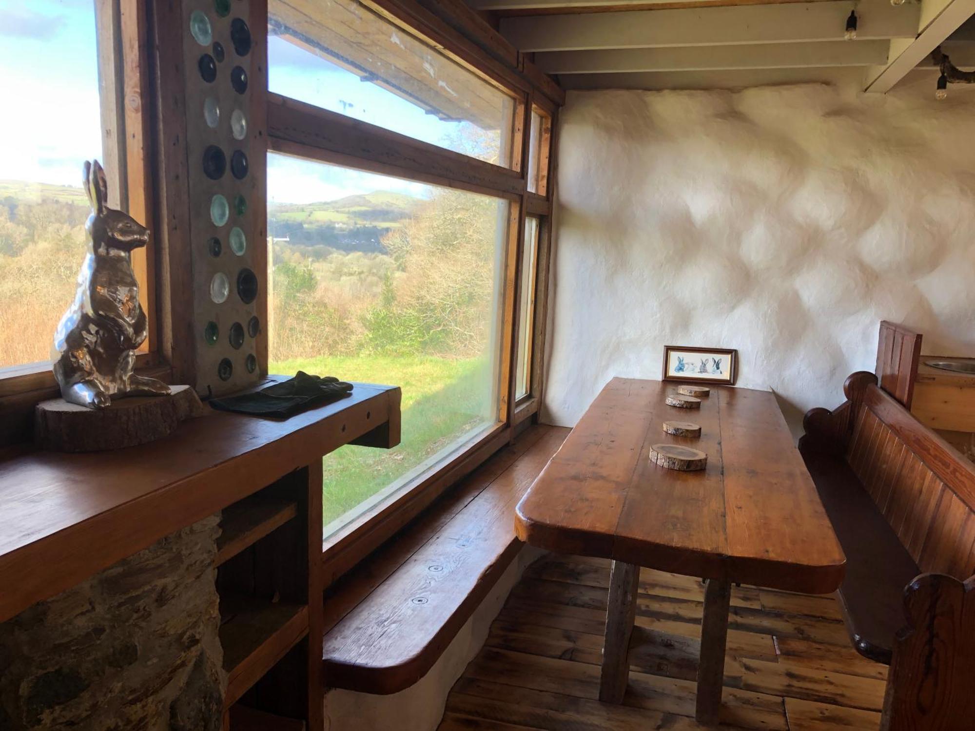 Rabbits 1Or 2 Bedroom Hobbit Style Hillset Earthen Dartmoor Eco Home South Brent Buitenkant foto