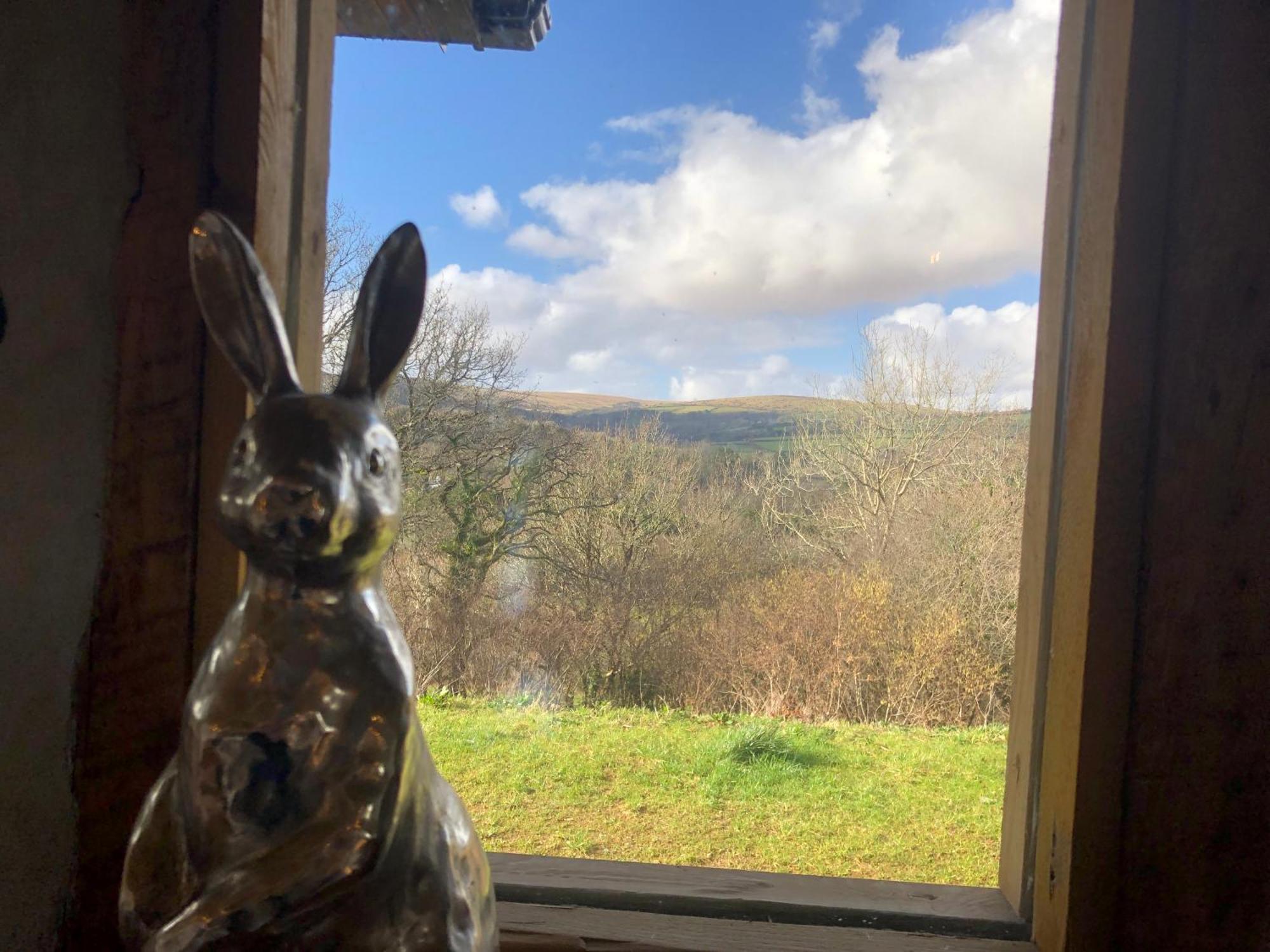 Rabbits 1Or 2 Bedroom Hobbit Style Hillset Earthen Dartmoor Eco Home South Brent Buitenkant foto